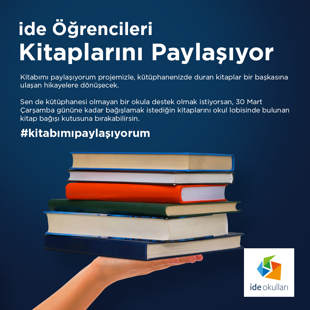 ide Öğrencileri Kitaplarını Paylaşıyor