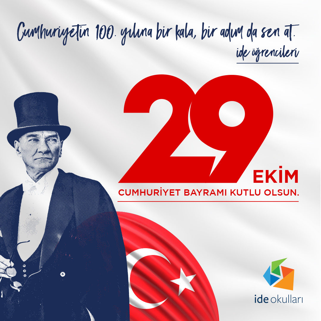 29 Ekim Cumhuriyet Bayramımız Kutlu Olsun!